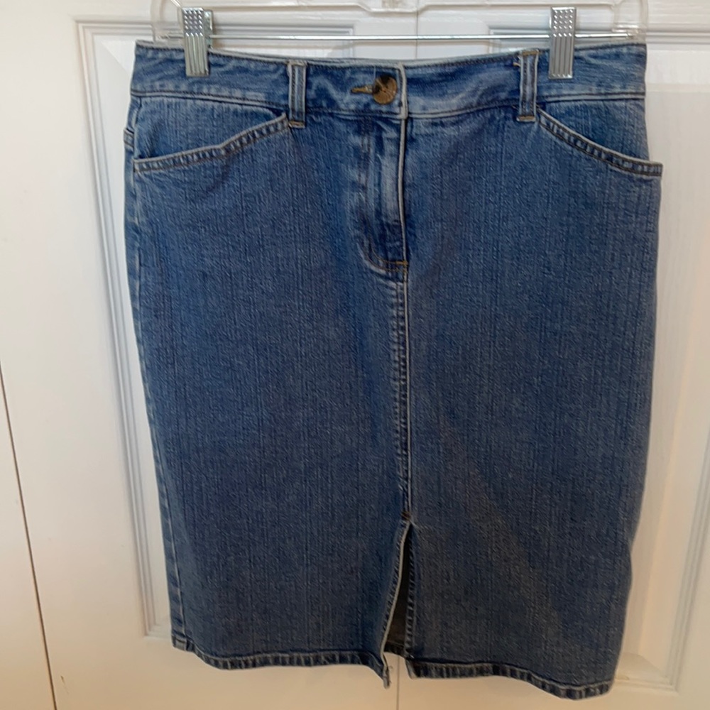 Ann Taylor Denim Skirt Size 6